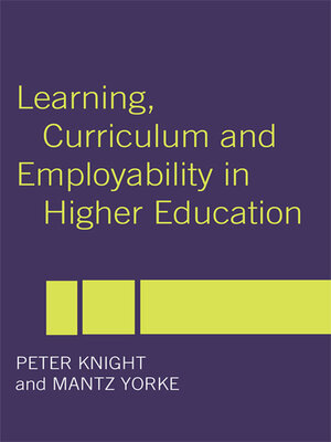 cover image of Learning, Curriculum and Employability in Higher Education